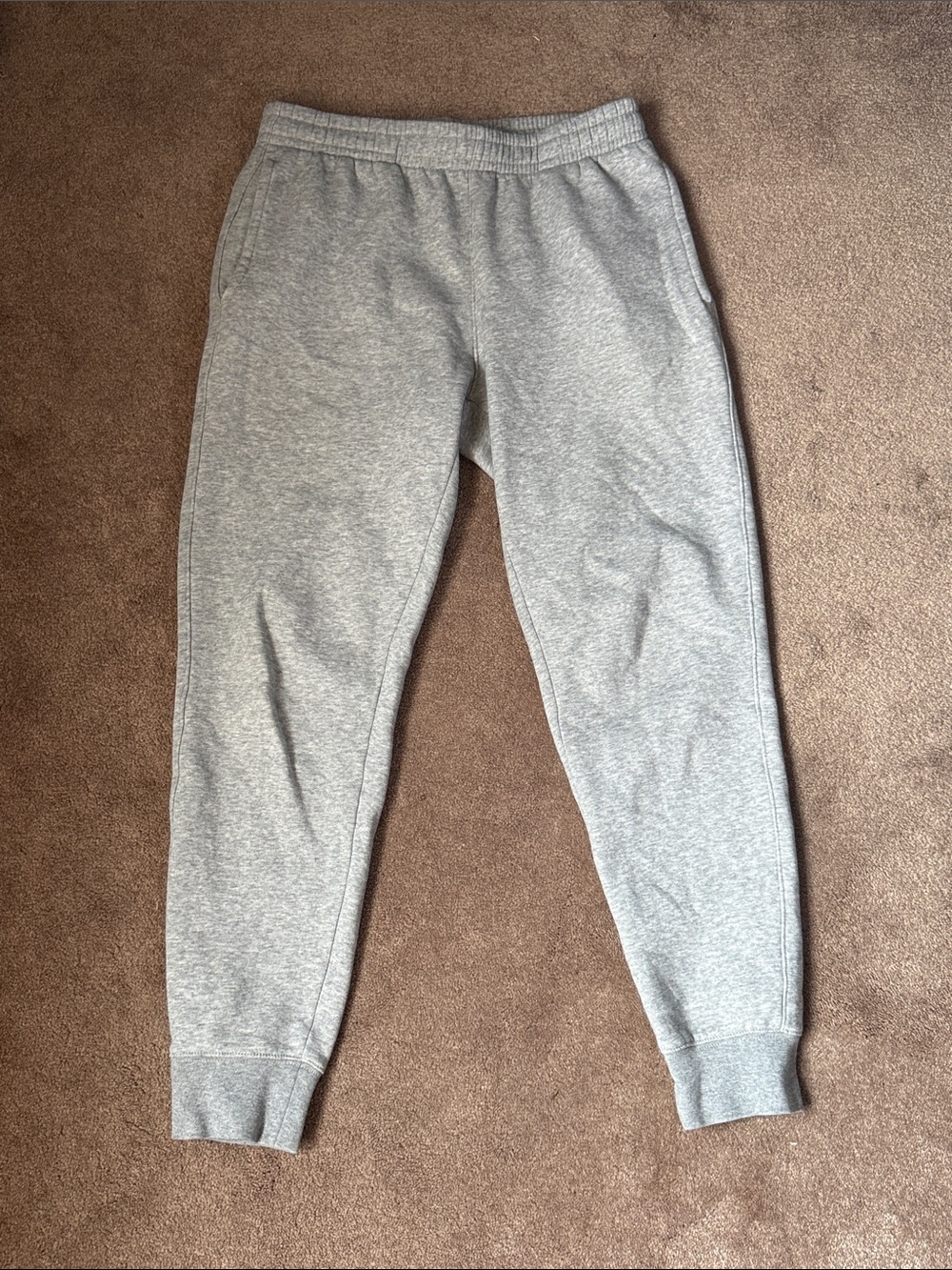 Men's Gray Jogger Sweatpants - Comfortable Everyday Sweatpants